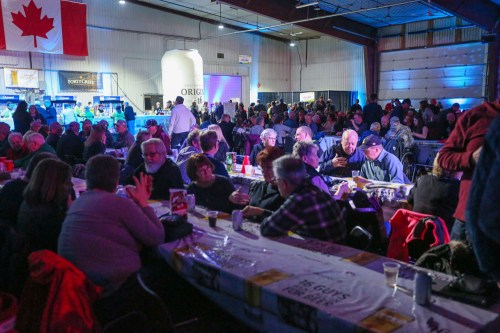 Guests take in the Brier Patch in the Manitoba Room in the Keystone Centre at the 2019 Tim Hortons Brier. (Bud Robertson/The Brandon Sun).