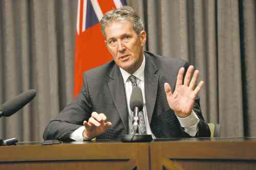 KEN GIGLIOTTI / WINNIPEG FREE PRESS
'This project cannot be allowed to sit for seven years while we give in to red tape' - Brian Pallister