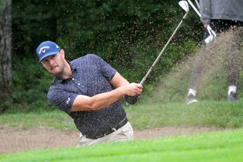 Chris Knoop beat Landon Trotter 6 and 5 in the Tamarack golf tournament men’s round of 16 at Clear Lake Golf Course on Tuesday. (Thomas Friesen/The Brandon Sun)