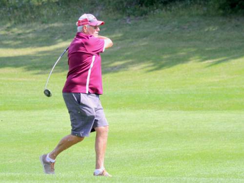 Clay Wyborn is through to the Tamarack golf tournament senior men’s final with a chance to put his name on the trophy for a fifth time. (Thomas Friesen/The Brandon Sun)