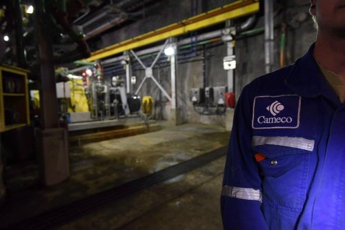 Cameco employee Matt Senger is shown during a Cameco media tour of the uranium mine in Cigar Lake, Sask., Wednesday, Sept. 23, 2015. Cameco Corp. is in a position to grow, the president of the Saskatoon-based Uranium giant recently told investors, because a “geopolitical crisis has hit our market” with Russia’s war on Ukraine. THE CANADIAN PRESS/Liam Richards