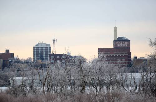 The Brandon skyline. Deveryn Ross says urban sprawl threatens the city's sustainability. 