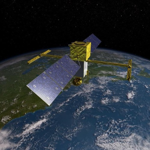 A satellite, part of the Surface Water and Ocean Topography mission, is shown in a handout. A piece of Canadian satellite radar technology will play a key role in a mission to observe 90 per cent of earth’s water. The Surface Water and Ocean Topography (SWOT) mission is led by NASA and France's space agency, CNES. THE CANADIAN PRESS/HO-Canada Space Agency **MANDATORY CREDIT**