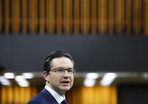 Conservative Leader Pierre Poilievre asks a question during question period in the House of Commons on Parliament Hill in Ottawa on Wednesday, Dec. 7, 2022. THE CANADIAN PRESS/Sean Kilpatrick