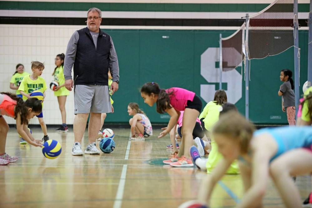 Don Thomson ran Mini Spartans summer camps for children in Grade 2 to 6 for the majority of his time running the Neelin athletic department. (Tim Smith/The Brandon Sun)