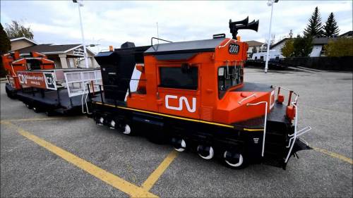 CN&rsquo;s Little Obie, a miniature scale model of a CN locomotive, will return for rides at Rolling into Rivers on July 5. This train, used for promoting rail safety, is a popular attraction for children and adults. (Rivers Train Station Restoration Committee/Facebook)
