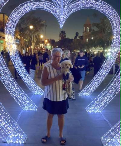 Linda Smith is grieving the death of her golden doodle, Lily, after it was mauled to death by another dog in Winnipeg&rsquo;s North Kildonan neighbourhood on Tuesday. (Supplied)