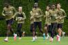 ETHAN CAIRNS / THE CANADIAN PRESS
                                Just eight of the World Cup&rsquo;s 48 teams entirely native-born. From left: Brampton&rsquo;s Promise David, Nigerian-born, Mississauga product Tani Oluwaseyi, Toronto product Ali Ahmed and Langley, B.C., product Joel Waterman practise at Team Canada&rsquo;s Friday camp.