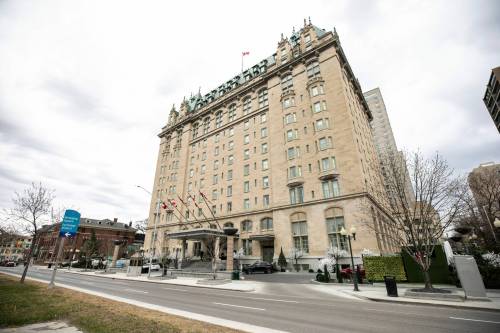 The Fort Garry Hotel is shown here in May of this year. The 113-year-old hotel was put up for sale in May and could sell for as much as $70 million. (Mikaela MacKenzie/Winnipeg Free Press files)