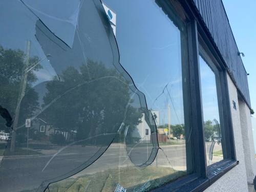 Rahma Islamic Centre at 574 Watt St. in Winnipeg, where it has been estimated that over $3,000 worth of property damage was done on Wednesday. The Winnipeg Police Service has reported that their Hate Crime Unit is investigating. (Morgan Modjeski/Winnipeg Free Press)