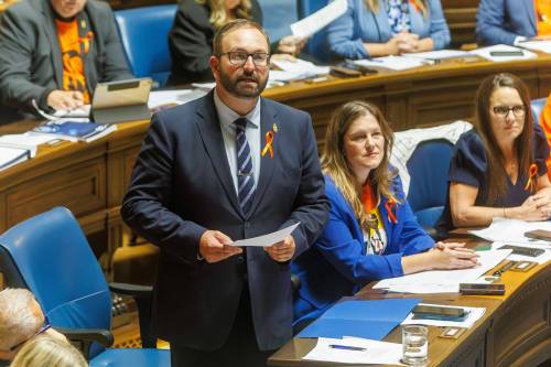 Interim Tory leader Konrad Narth said his party is concerned about the NDP&rsquo;s record on public safety and affordability three years into a four-year term. (Mike Deal/Winnipeg Free Press)