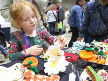 Alice McLean is shown in 2022 at the 33rd The Big One Arts and Crafts Sale. The second weekend of the 37th edition will be held at the Keystone Centre on Saturday and Sunday. (File)